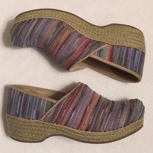 Dansko Jute Pro Artisan Clogs sz 37